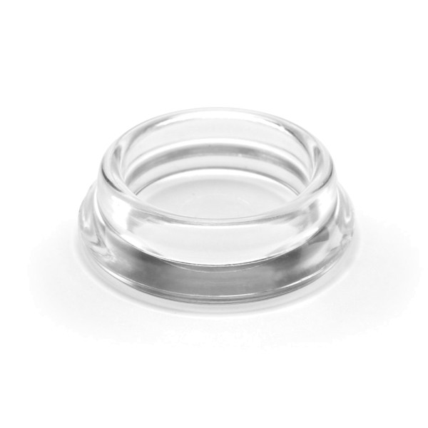 Runde Gleitschale transparent