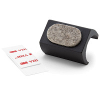 Klemmgleiter Filz ohne Zapfen - Bodenschutz für Parkett und Laminat Gleiter für Freischwinger Rundrohr, schwarz