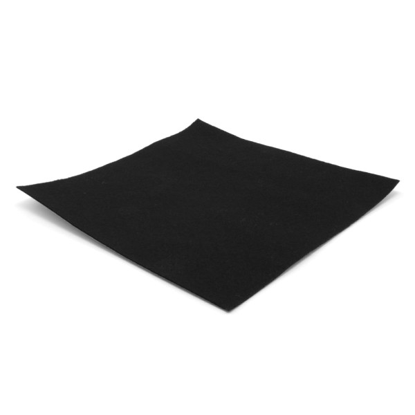 Filzzuschnitt schwarz 200 x 200 mm Softfilz