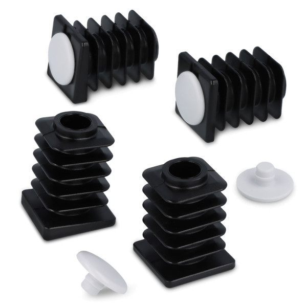 Stuhlstopfen 4er Set für Quadratrohr Stuhlstopfen 4er Set für Quadratrohr