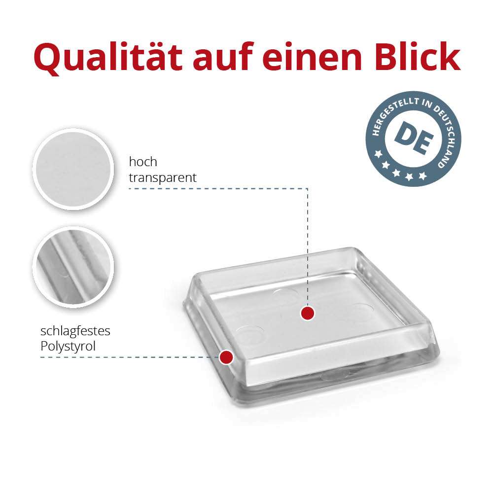 2 Stück Acryl-Untersetzer In Wolkenform – Transparent, Kratzfest, Für Tischschutz & Deko