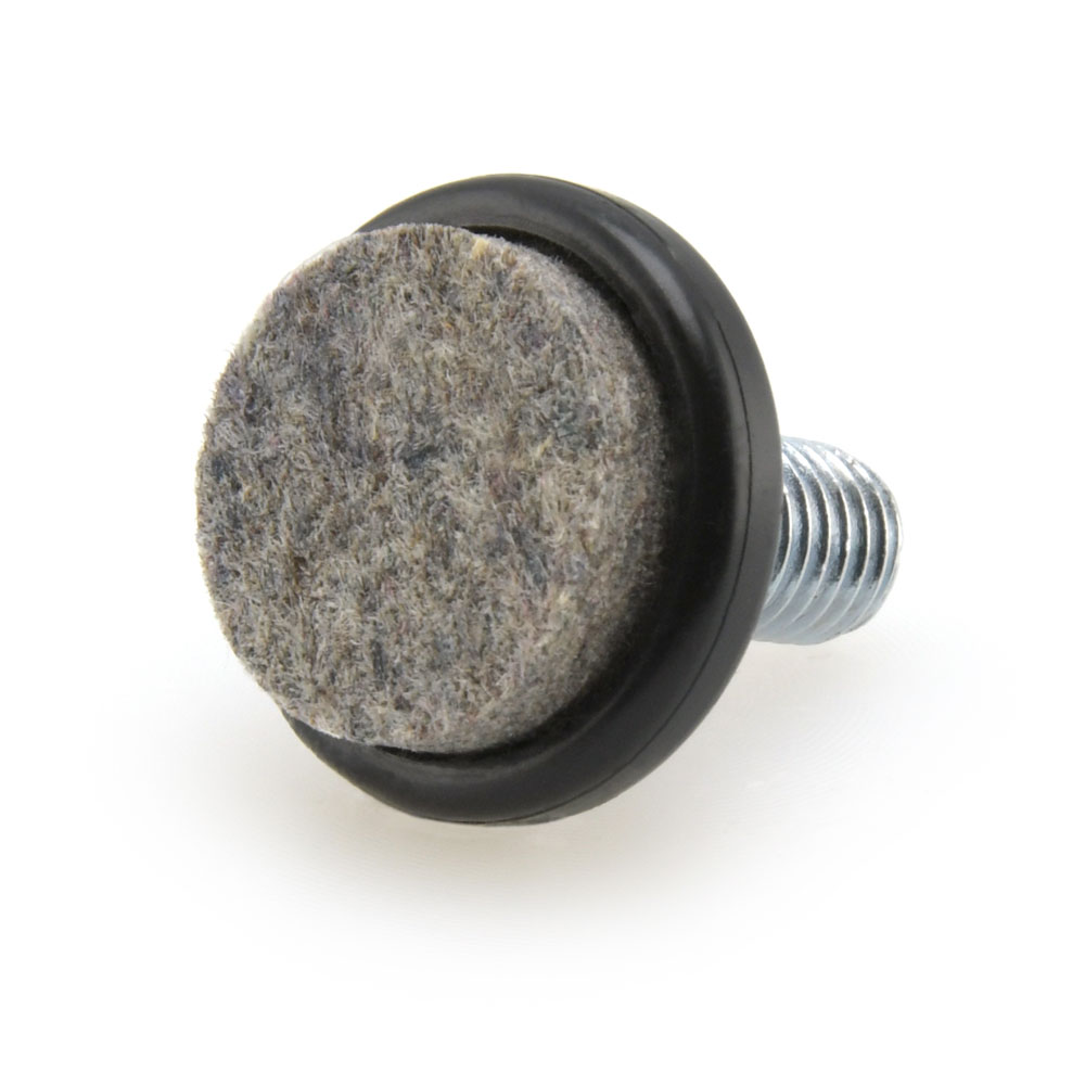 9021 8 Stuhlgleiter Möbelgleiter rund Metall vernickelt  Stuhl Stühle Ø20 mm 