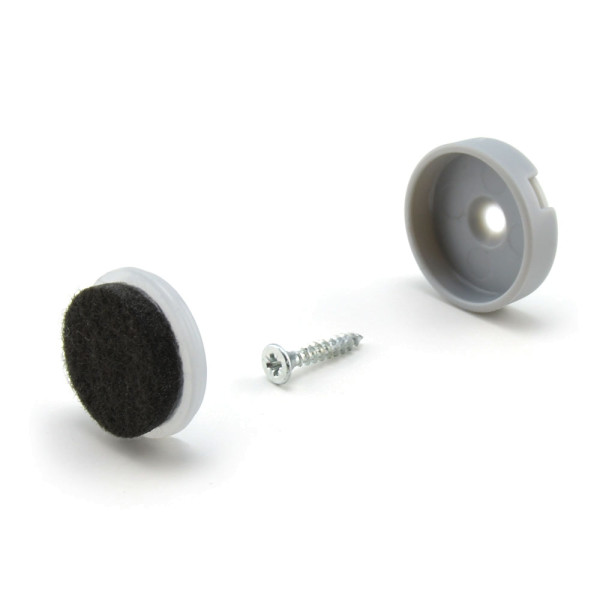 Schraubgleiter Filz für Durchmesser 20 bis 40 mm.