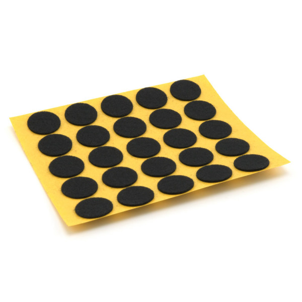 Filzgleiter rund schwarz Ø 15 mm