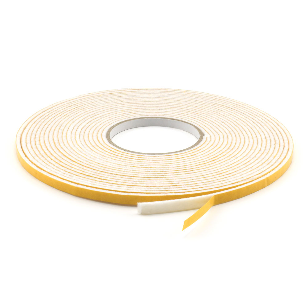 Filzstreifen weiss Breite 70 mm Filzband selbstklebend 3 mm Filzklebeband