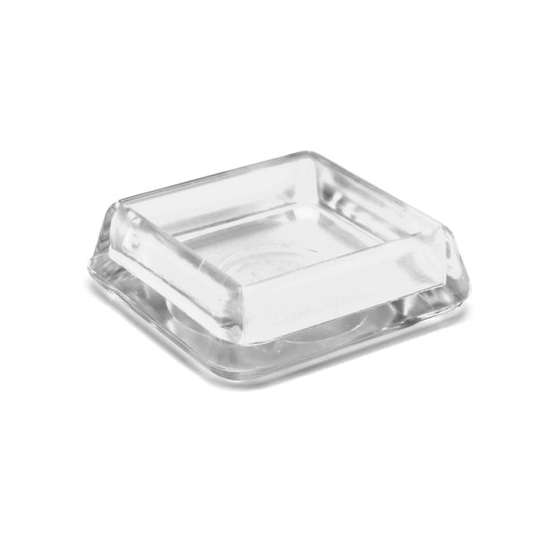 Möbeluntersetzer eckig in Transparent