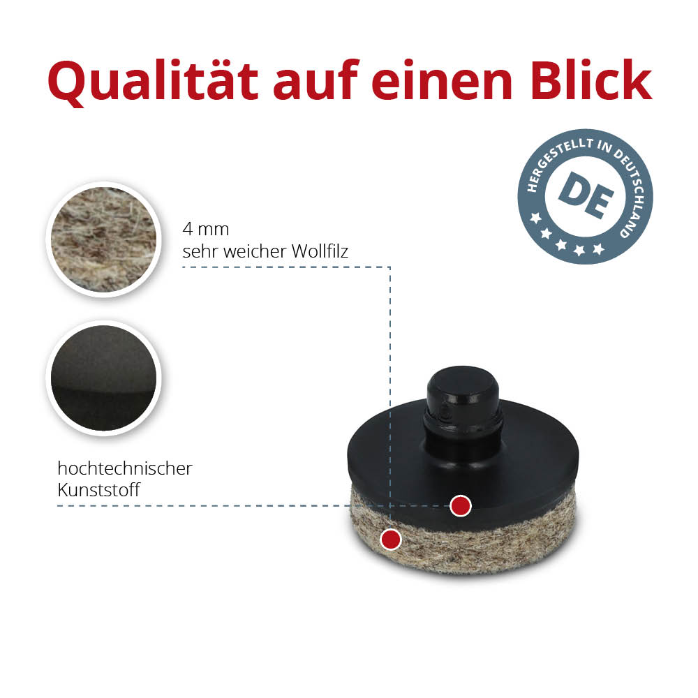 QuickClick Basis-Gelenk z. Einstecken, schwarz, Ø-Stahlrohr: 25mm (außen)  21 mm (innen), 20 Stk.