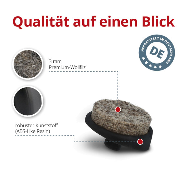 Filzgleiter Fur Freischwinger Flachstahl