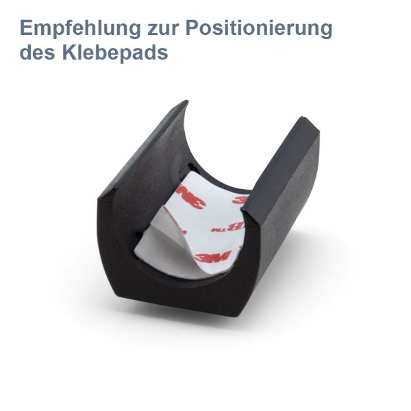 Anleitung zur Montage von Klemmgleitern Filz an Rundrohr Montagehinweis für Klemmgleiter Filz