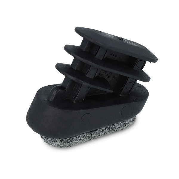 Stuhlbeinstopfen oval mit Filzgleitfläche