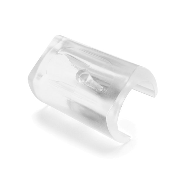 Klemmgleiter Kunststoff transparent