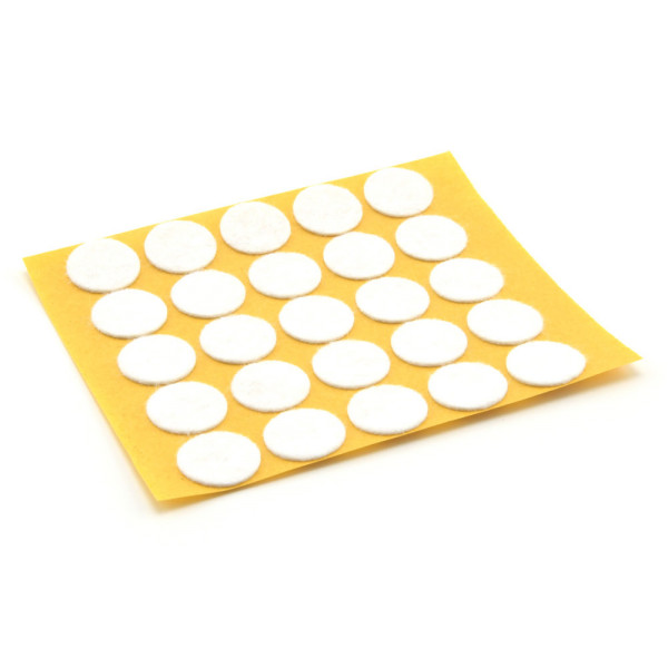 Filzgleiter rund weiss Ø 15 mm