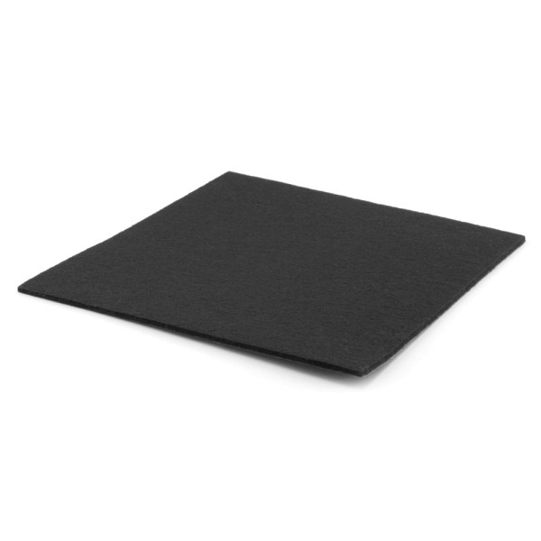 Filzzuschnitt schwarz 200 x 200 mm