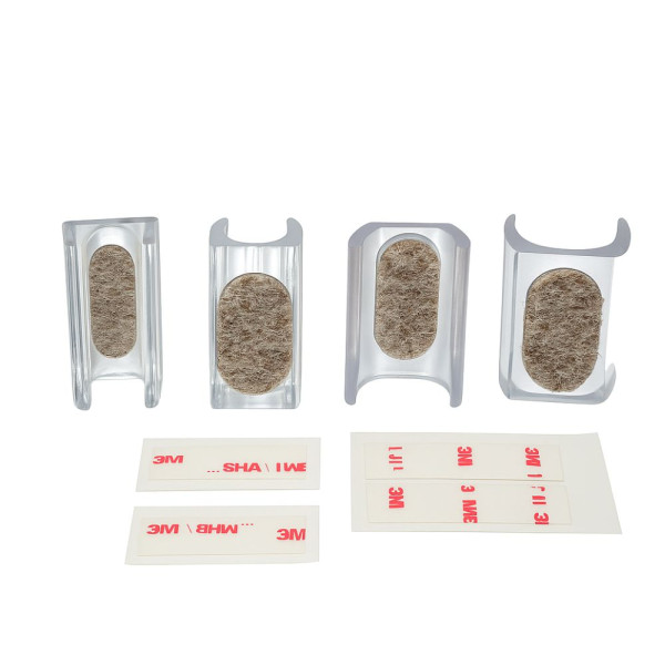 Klemmgleiter Set transparent