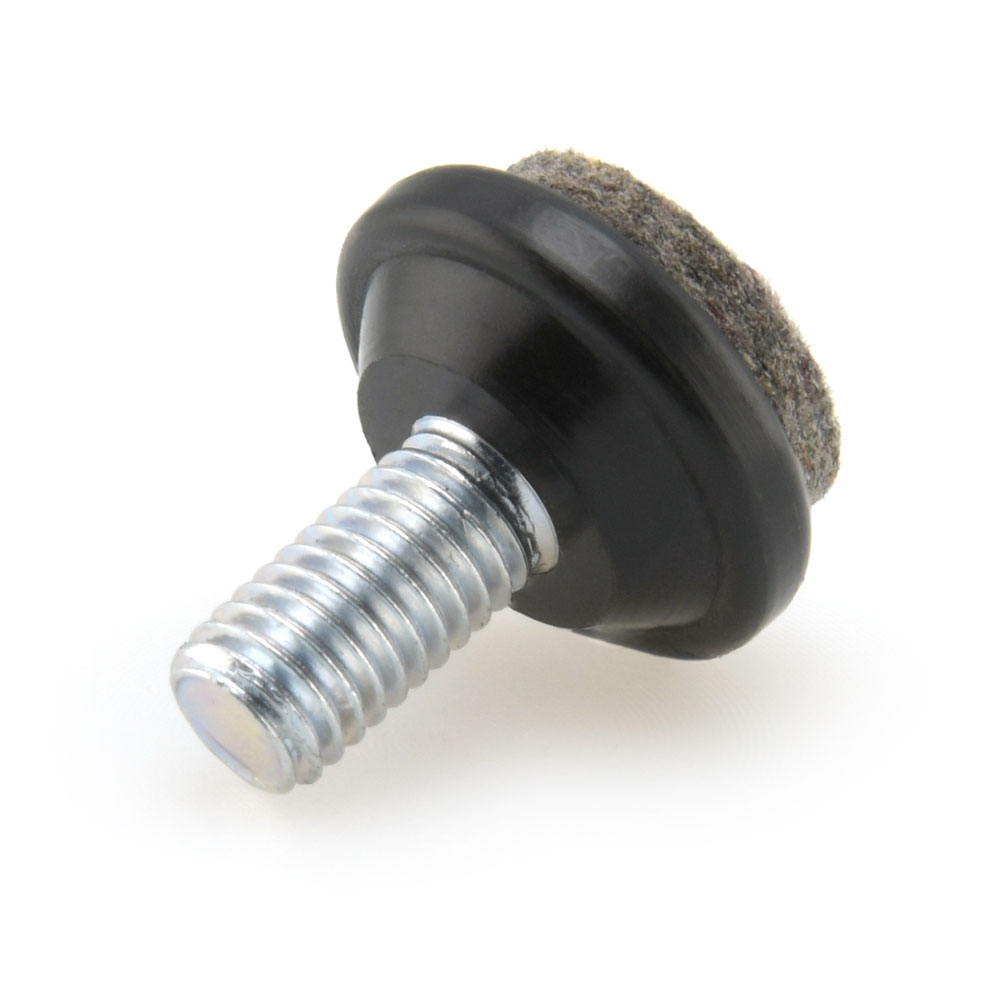 4 Stück Stuhlgleiter Filzgleiter mit Schraube 20mm Metall HSI 933616 
