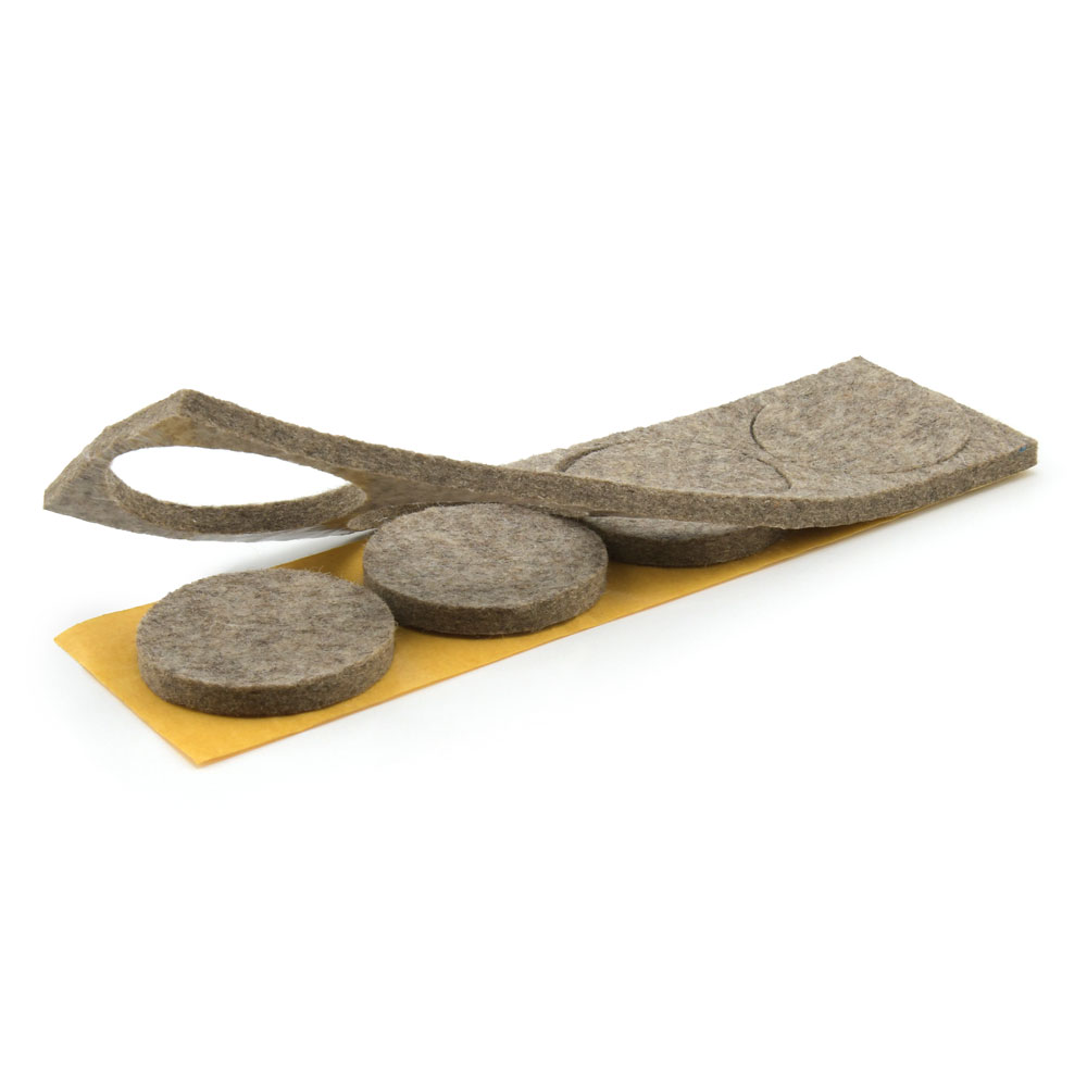 stark selbstklebend 3,5mm dick Filzgleiter rund Ø 34 mm anthrazit grau ab 4St 