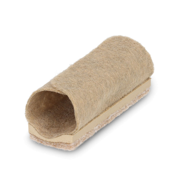 Wickelgleiter für Freischwinger Rundrohr, beige